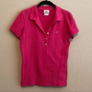 Lacoste Hot Pink Polo